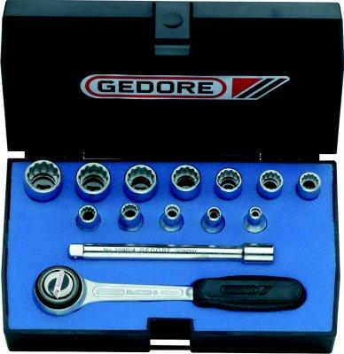 Imagen de SURTIDO DE LLAVES DE VASO1/4" 14 PIEZAS D20 DMU-3 GEDORE
