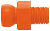 Imagen del producto Casquillo roscado de empalme 4 pzas para tubo refrigerante R1/8" LOC-LINE