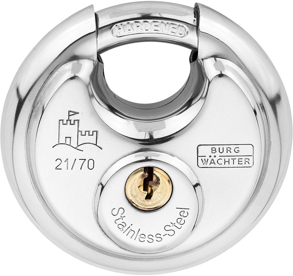 Imagen de CANDADO REDONDO CIRCLE21,70 ACERO INOXIDABLE