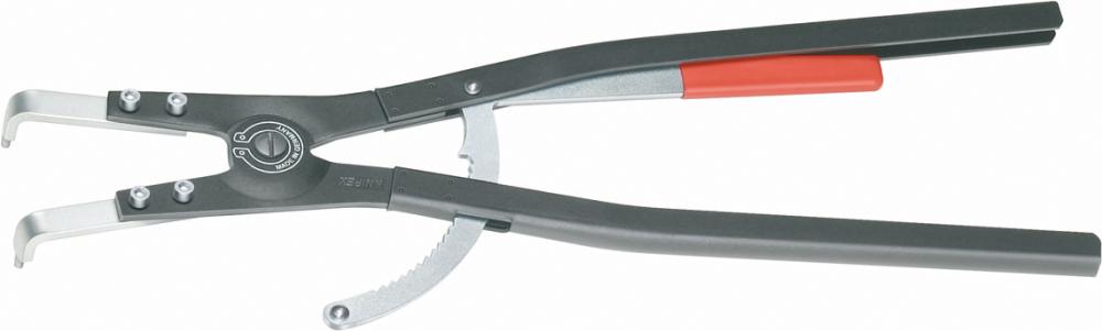 Imagen de ALICATE PARA CIRCLIPS EXTERIORES CURVADO A51 165MM KNIPEX | CON MUELLE DE APERTURA