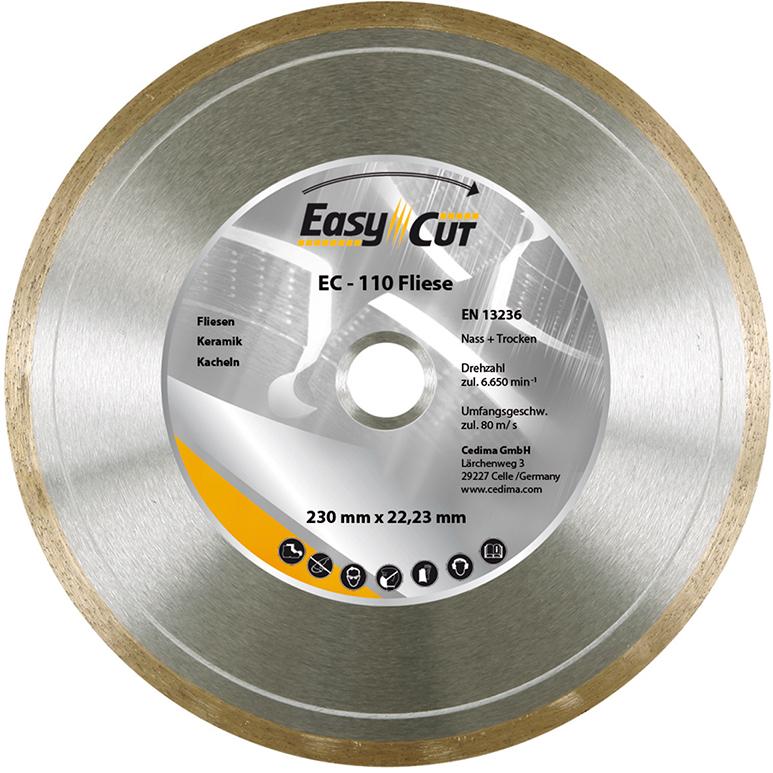 Imagen del producto Disco corte de diamante EC-110 115x1,5x7x22,23mm CEDIMA
