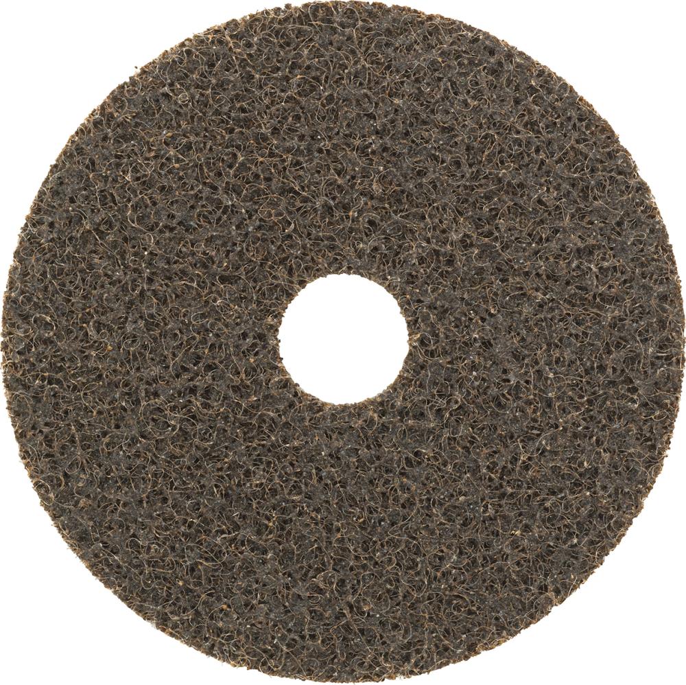 Imagen del producto Disco abrasivo velcro vellón 125mm grueso marrón FORMAT
