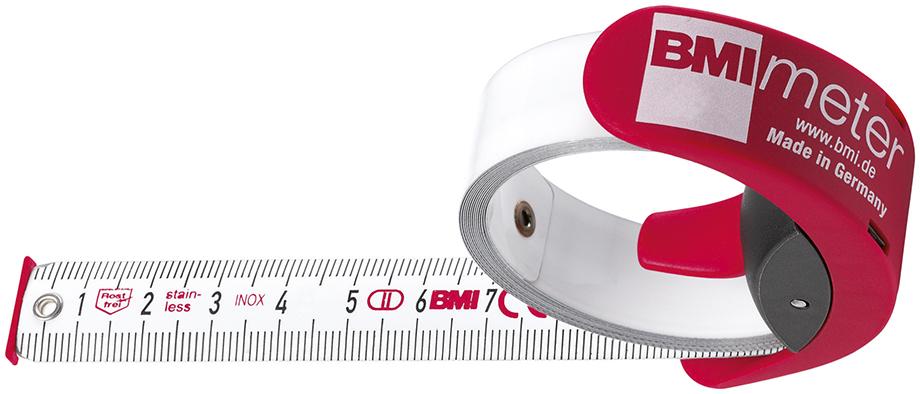 Imagen del producto Cinta métrica de bolsilloBMImeter 3mx16mm blanco BMI