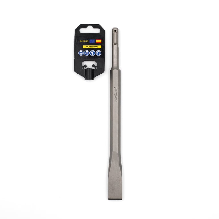 Imagen del producto Cincel Pala SDS Plus 14 x 250 x 20 mm para Martillo Perforador | Acero Templado Profesional