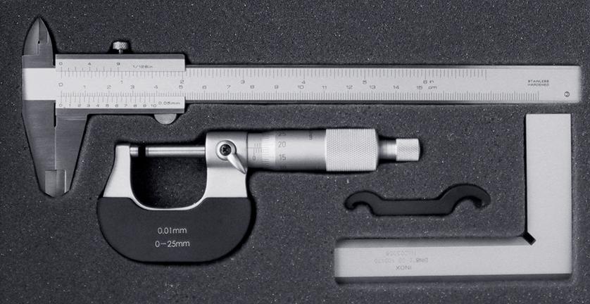 Imagen de JGO INSTRUMENTOS MEDICIÓN3 PZAS FORTIS