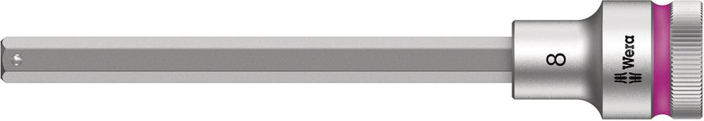Imagen de PUNTA PARA DESTORNILLADOR1/2" C/ FUNCIÓN RETENCIÓNHEMBRA HEX 8X140MM WERA