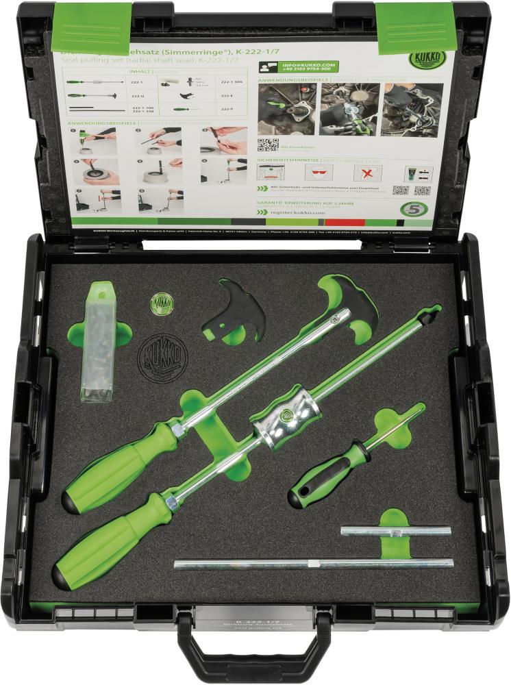 Imagen de JGO EXTRACTORES ANILLOS OBTURADORES L-BOX KUKKO