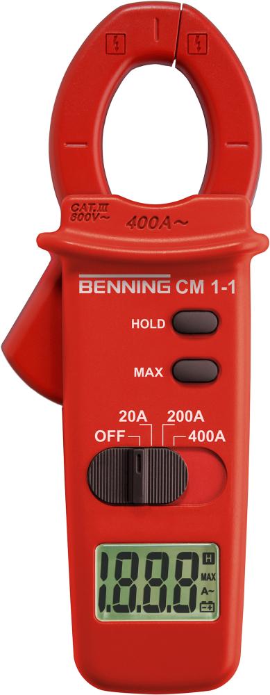 Imagen de MULTÍMETRO DE PINZA DIGITAL CM 1-1 BENNING