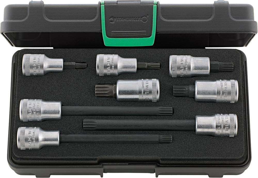 Imagen de PUNTAS PARA DESTORNILLADOR JUEGO 1/2"XZN M6 HASTAM14 8 PIEZAS STAHLWILLE