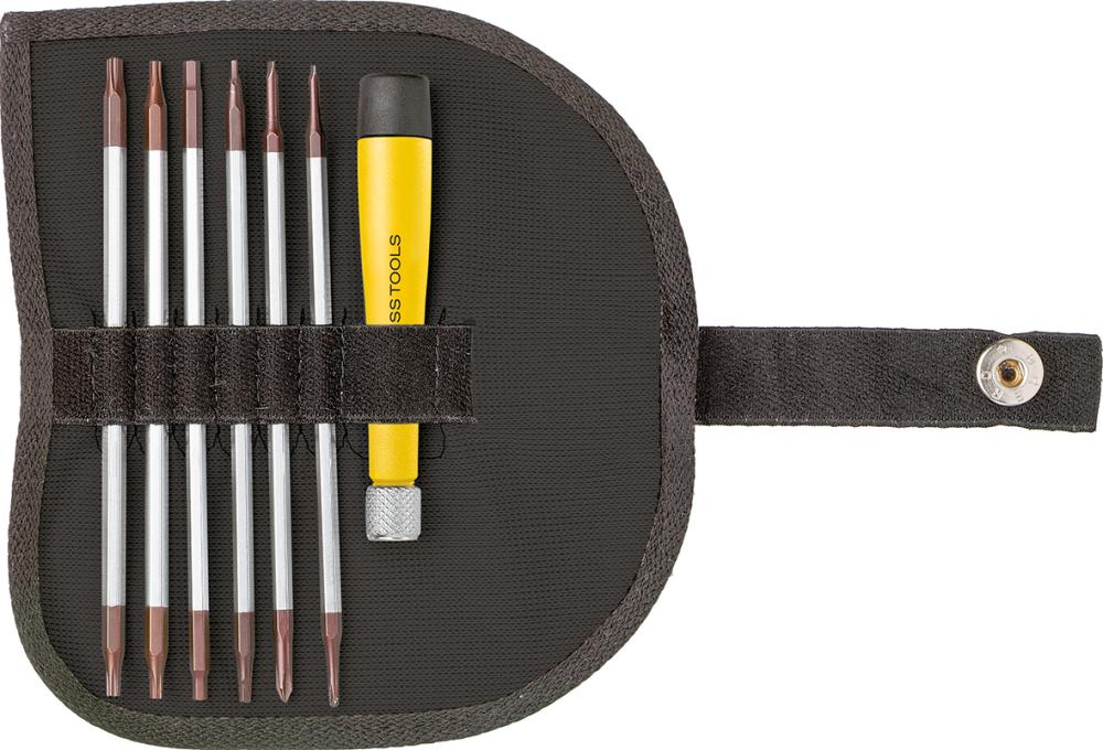 Imagen de JGO DESTORN. ANTIESTÁT. DE ELECTRÓNICA CON VARILLAS INTERCAMB. 7 PIEZAS PB SWISS TOOLS
