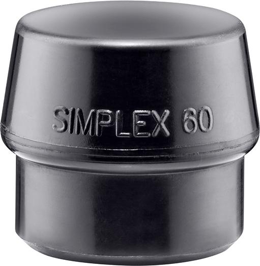 Imagen del producto Martillo de superficie blanda SIMPLEX goma 60mm HALDER