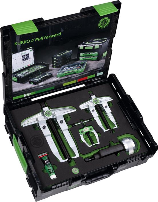 Imagen del producto Juego tirador/extractor rodamientos 12-46mm 11 piezas KUKKO