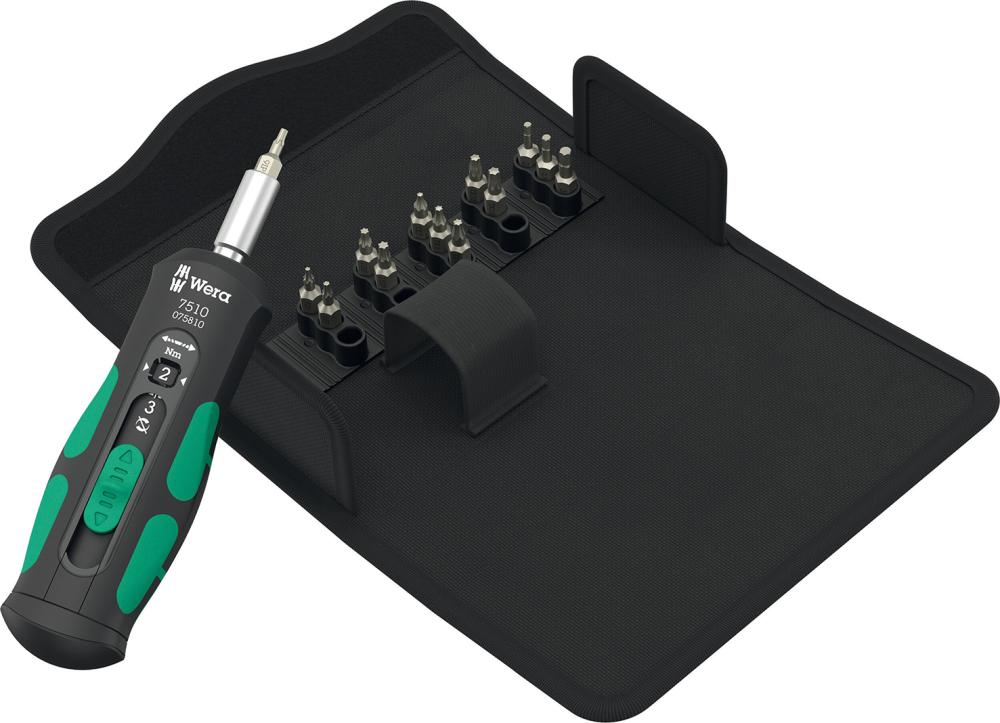 Imagen de DESTORNILLADOR DINAMOMÉTRICO JUEGO DE 14PIEZAS SAFE-TORQUE SPEED WERA