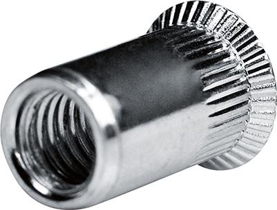 Imagen del producto Tuerca de remache ciego acero inox cabeza avellanada M4 margen de sujeción 1,5-4,0mm Goebel