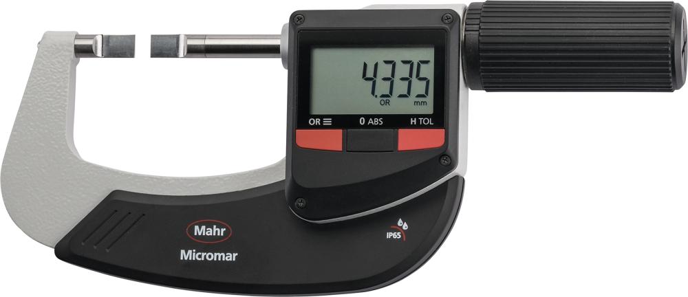 Imagen de MICRÓMETRO DE EXTERIORES DIGITAL SUPERFICIES DE MEDICIÓN EN FORMA FILOS 40