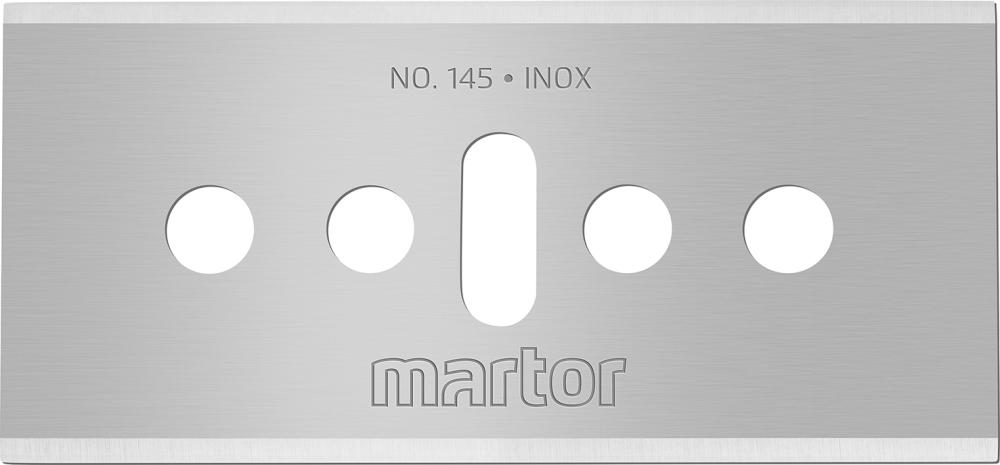 Imagen de HOJA DE CUCHILLO CARTONAXINOX PAQUETE C/ 10 U. MARTOR