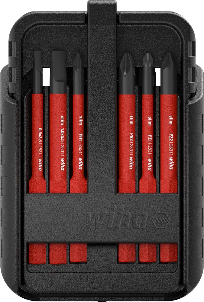Imagen de JGO VARILLA INTERC. VDE SLIMBIT ELECTRIC PH, PZ, XENO, PLANO WIHA, DE 12 PIEZAS