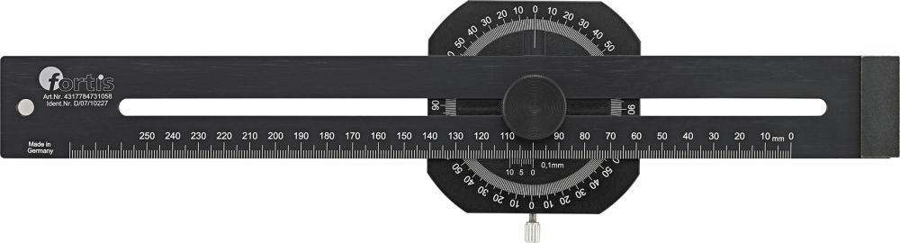 Imagen del producto Gramil de precisión con medidor 250mm FORTIS
