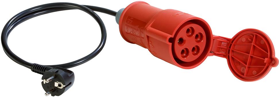 Imagen del producto Adaptador corriente trifásica 16 A CEE-Schuko Benning