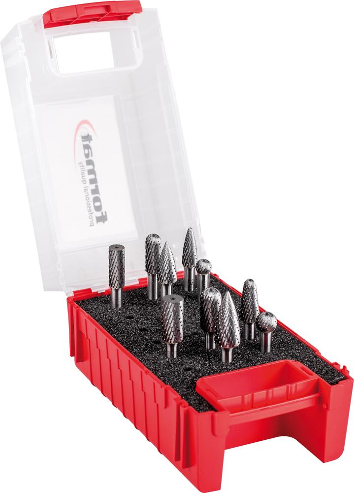 Imagen del producto Jgo. fresas c/ mango HM C6mm 10 unidades FORMAT