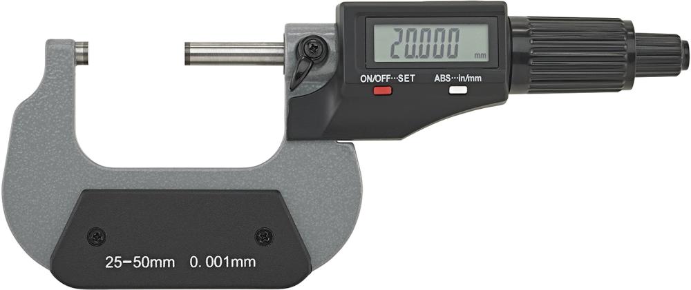 Imagen de MICRÓMETRO EXTERIORES DIGITAL SIN SALIDA DE DATOS 25-50MM FORTIS