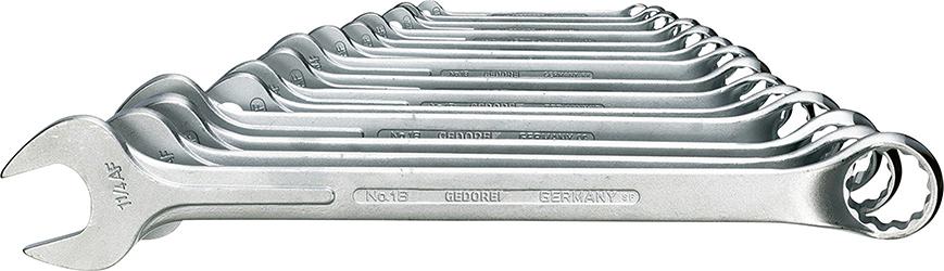 Imagen de JUEGO LLAVES COMBINADAS DIN3113B 13 PIEZAS 5/16-1.1/4" GEDORE