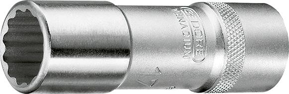 Imagen de VASO DE LLAVE DE VASO BI-HEX LARGA 1/2" 18X MM GEDORE