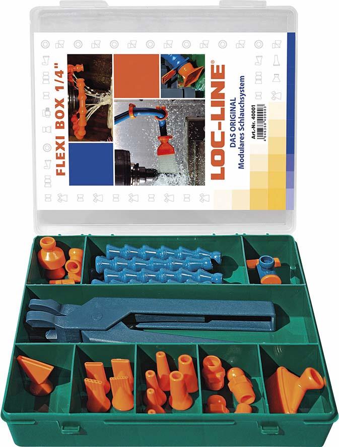 Imagen del producto Jgo mangueras para refrigerante Flexi-Box 29pzas 1/4" LOC-LINE