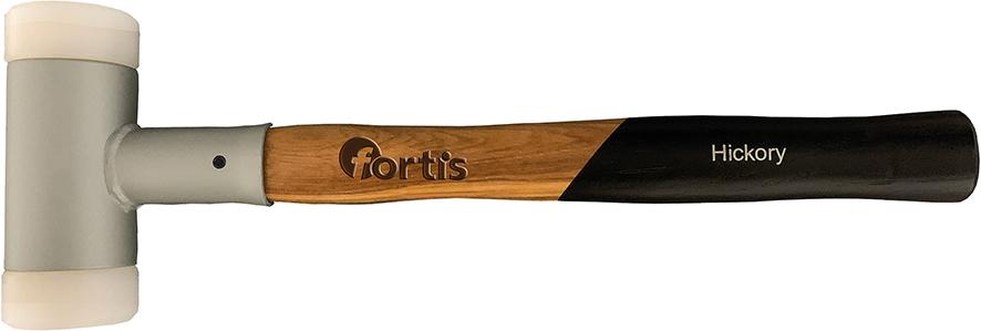 Imagen de MARTILLO DE SUPERFICIE BLANDA 60MM CON MANGO DE NOGAL SIN CONTRAGOLPE FORTIS FORTIS