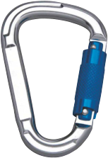 Imagen del producto MOSQUETON ABERTURA 22MM ANILLO 1/4 VUELTA PACK 2 PZAS