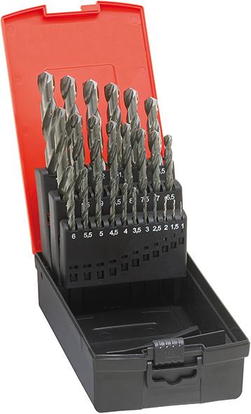 Imagen del producto Jgo broca espiral DIN338 HSS rectificado tipo N 1-5,9mm FORMAT