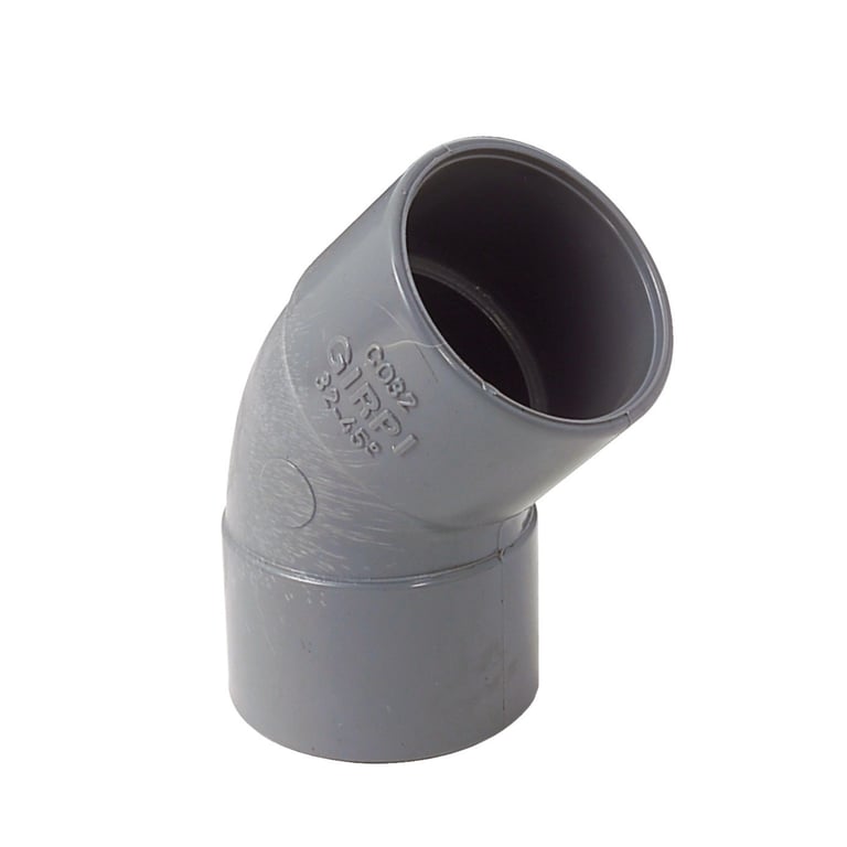 Imagen del producto CODO PVC 45º HEMBRA HEMBRA EVACUACION GRANEL