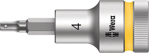 Imagen de PUNTA PARA DESTORNILLADOR1/2" HEMBRA HEX CON FUNCIÓN RETENCIÓN 4X60MM WERA