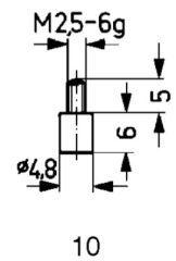 Imagen de CALIBRE DE MEDICIÓN MD TIPO 10/ 4.8MM KÄFER
