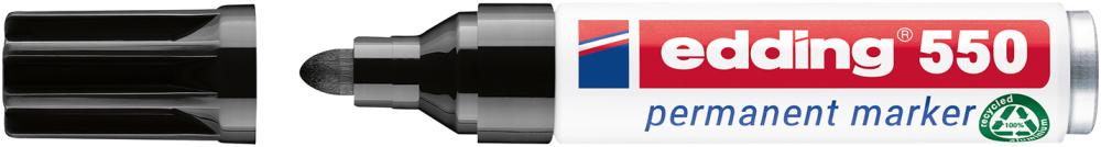 Imagen de ROTULADOR PERMANENTE 550 NEGRO EDDING
