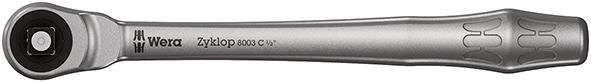 Imagen de CARRACA CUADRADILLO PASANTE ZYKLOP METAL PUSH1/2" WERA