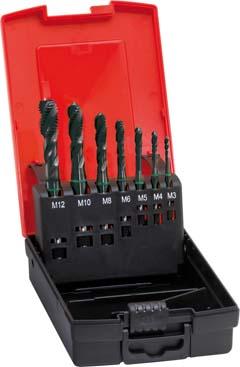 Imagen de MACHOS ROSCAR A MÁQUINA, JUEGO DIN371/376 HSSE TINFORMA C M3-M12 FORMAT