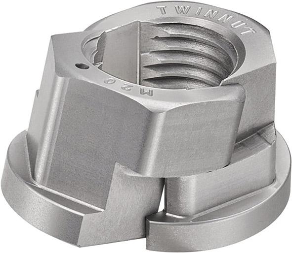 Imagen del producto Tuerca TWINNUT con Garra de apriete completa con reborde 6333SB-M6 AMF