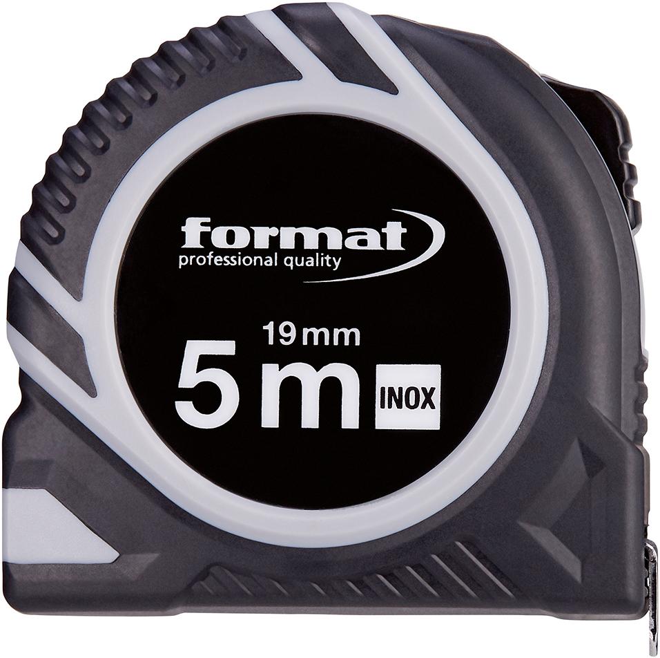 Imagen del producto Cinta métrica de bolsillo5mx19mm INOX FORMAT