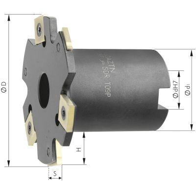 Imagen del producto Fresa de disco con reborde Z8 D 63x4 mm