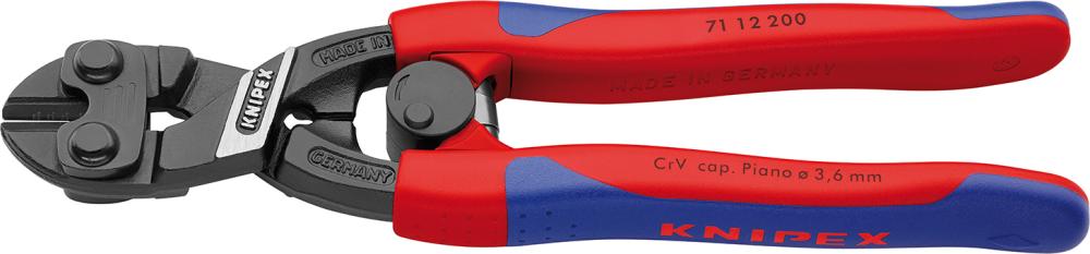 Imagen de CORTAPERNOS MINI 7112200 CON MANGO VARIOS COMPONENTES 200MM KNIPEX