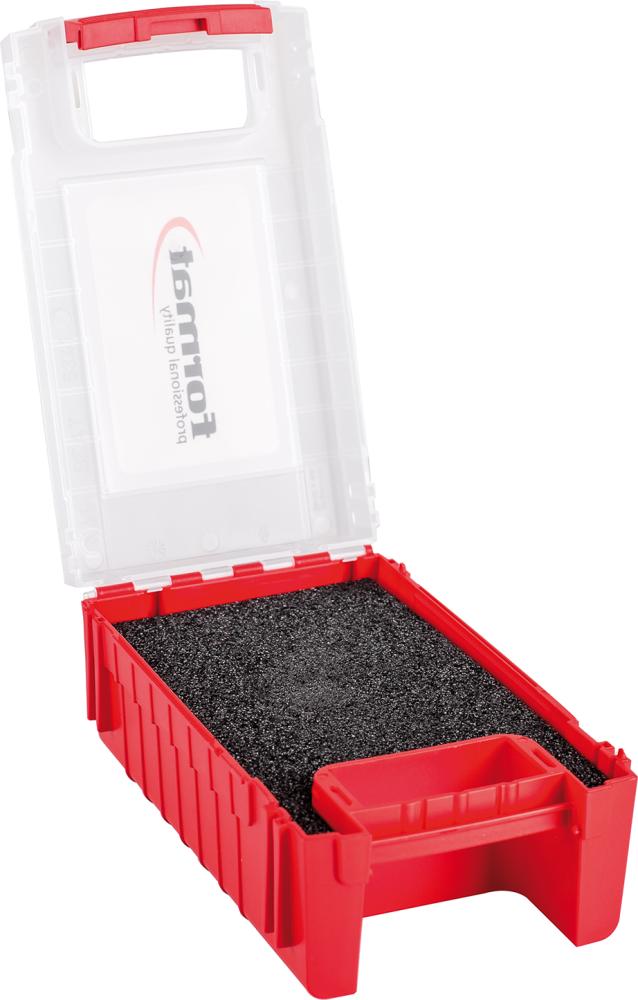 Imagen de CAJA VACÍA C/REVESTIMNTO INTERIOR DE ESPUMA PARA FRESAS C/ MANGO Ø VÁSTAGO3MM