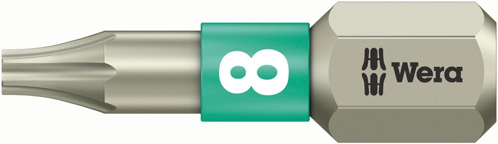 Imagen de PUNTA INOXIDABLE 1/4" DIN3126C6,3 T8X25MM WERA