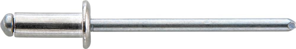 Imagen de REMACHE CIEGO ALU/ACERO CABEZA BOMBEADA 3,2X6MM GESIPA
