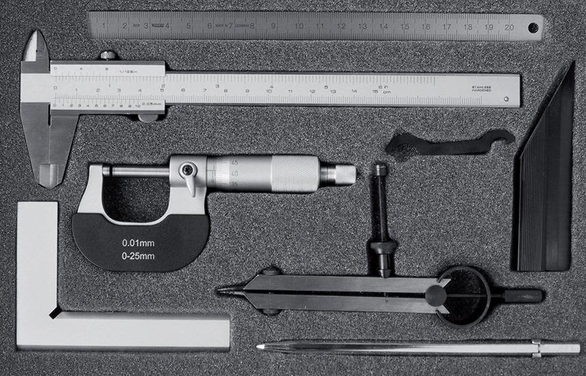 Imagen de JGO INSTRUMENTOS MEDICIÓN7 PZAS FORTIS