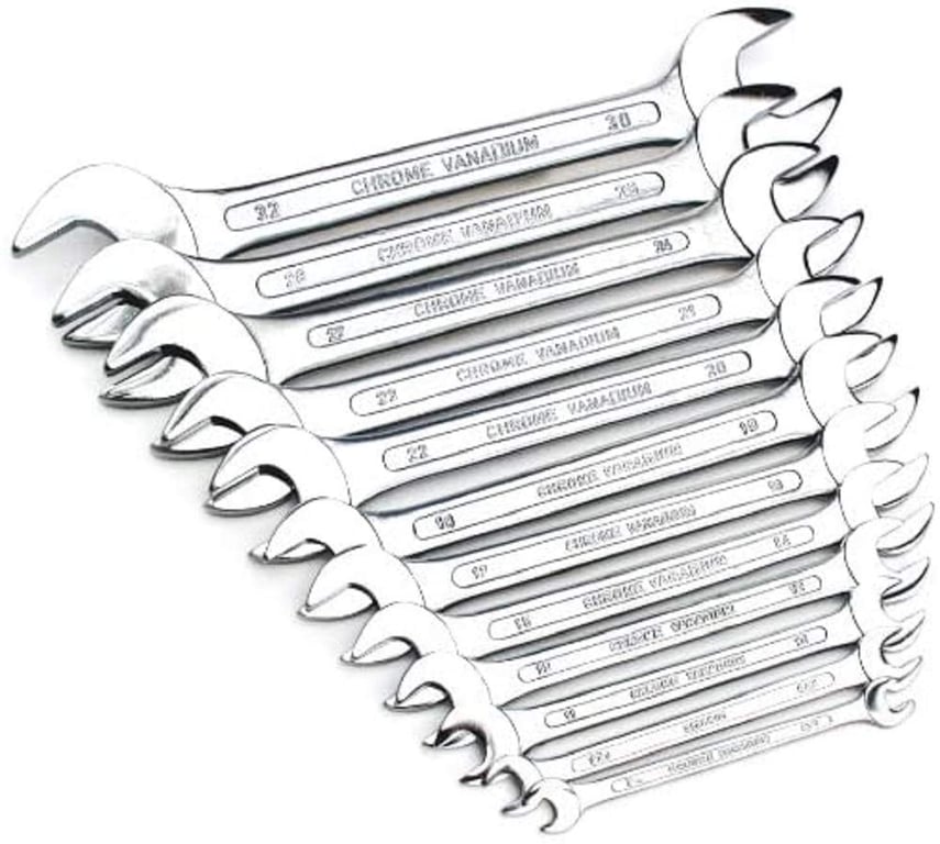Imagen del producto JUEGO 12 LLAVES FIJAS 6-32MM CROMADAS