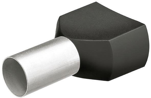 Imagen de VIROLAS DE CABLE TWIN CONCOLLAR 10MM 2×1,50MM2 A 200 UD. KNIPEX