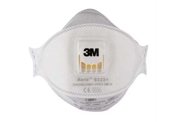 Imagen del producto MASCARILLA AURA 9322 PLEGABLE C/VALVULA FFP2 NR