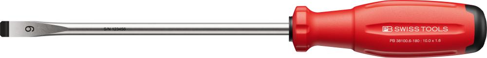 Imagen de DESTORNILLADOR PLANO 10 X1,6X180MM SWISSGRIP EVO PB SWISS