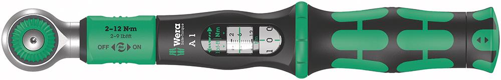 Imagen de LLAVE DINAMOMÉTRICA SAFE-TORQUE 2-12NM 1/4" WERA